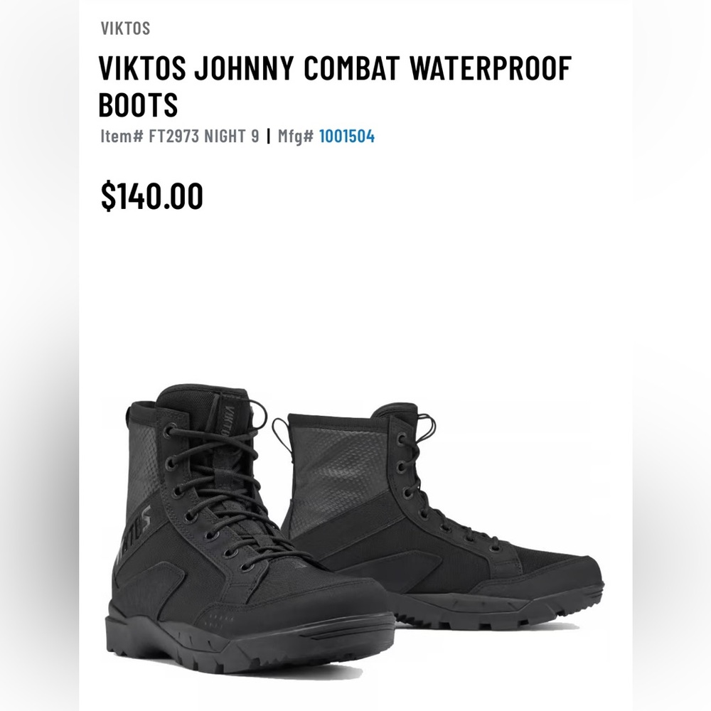 Viktos Johnny Combat Boots